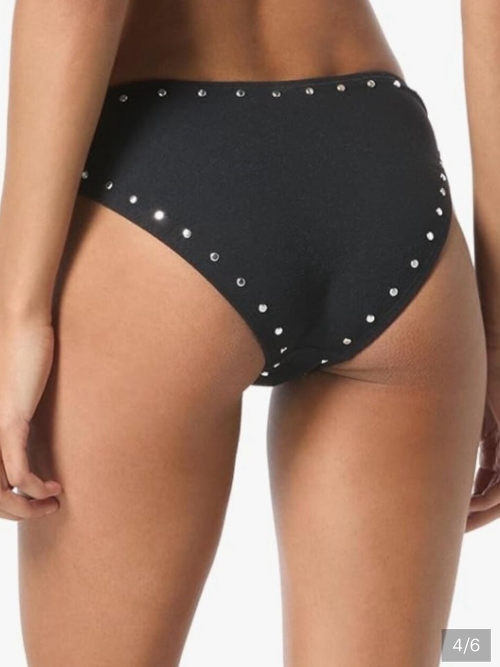 Michael Kors NWT Black Studded High-Neck SEXY Two-Piece Bikini - Picture 4 of 8
